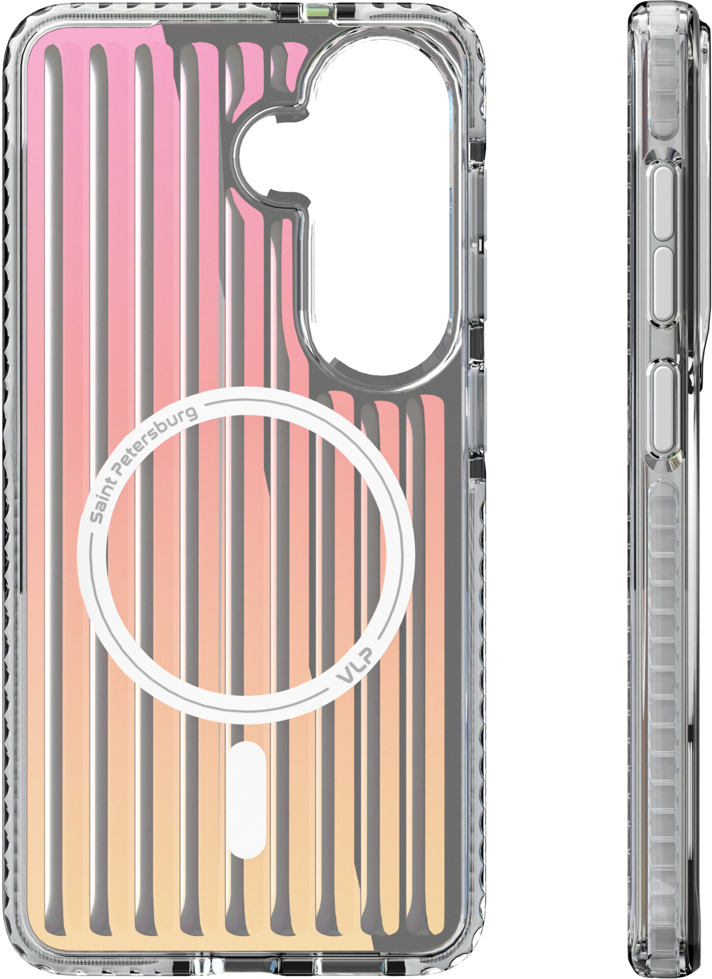 картинка Чехол защитный VLP Pulse Case с MagSafe для Samsung Galaxy S26, перламутровый от магазина Технолав