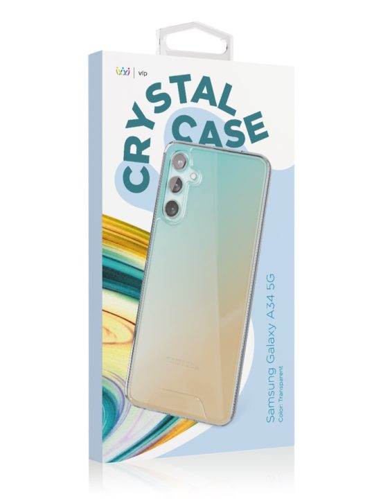 картинка Чехол защитный “vlp” Crystal Case для Samsung Galaxy A34, прозрачный от магазина Технолав