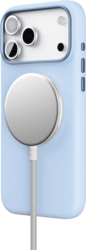 картинка Чехол защитный VLP Aster Pro Case с MagSafe для iPhone 17 Pro Max, голубой от магазина Технолав