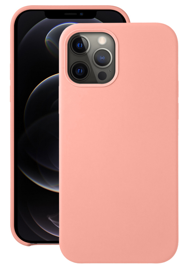 Для iPhone Чехол Liquid Silicone для Apple iPhone 12/12 Pro (розовый) в  магазине Технолав