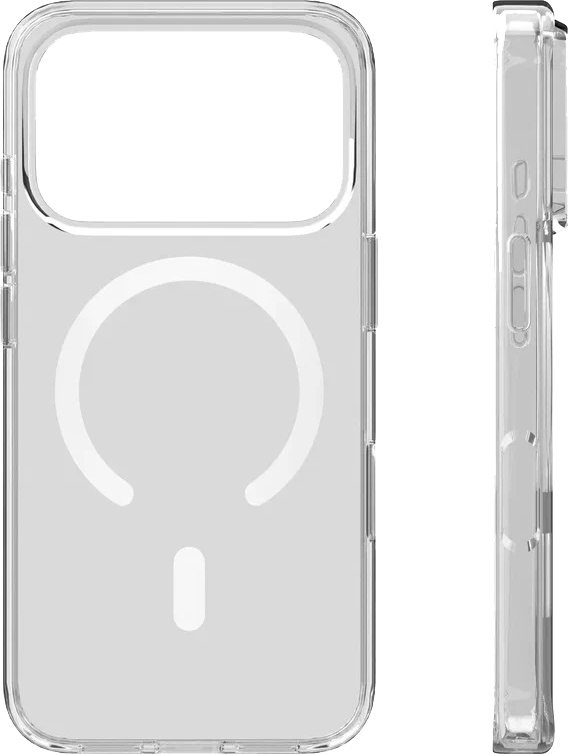 картинка Чехол защитный VLP Diamond Case с MagSafe для iPhone 17 Pro, прозрачный от магазина Технолав