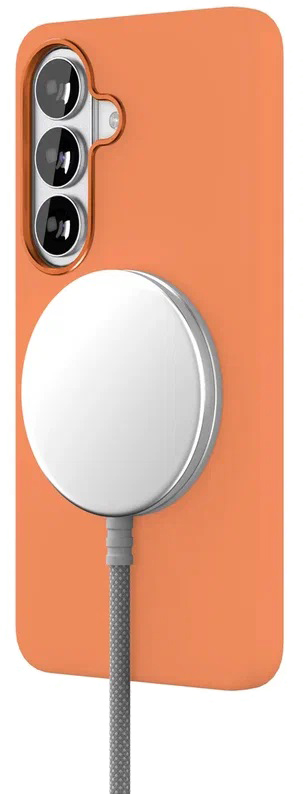картинка Чехол защитный VLP Aster Pro Case с MagSafe для Samsung Galaxy S26, оранжевый от магазина Технолав