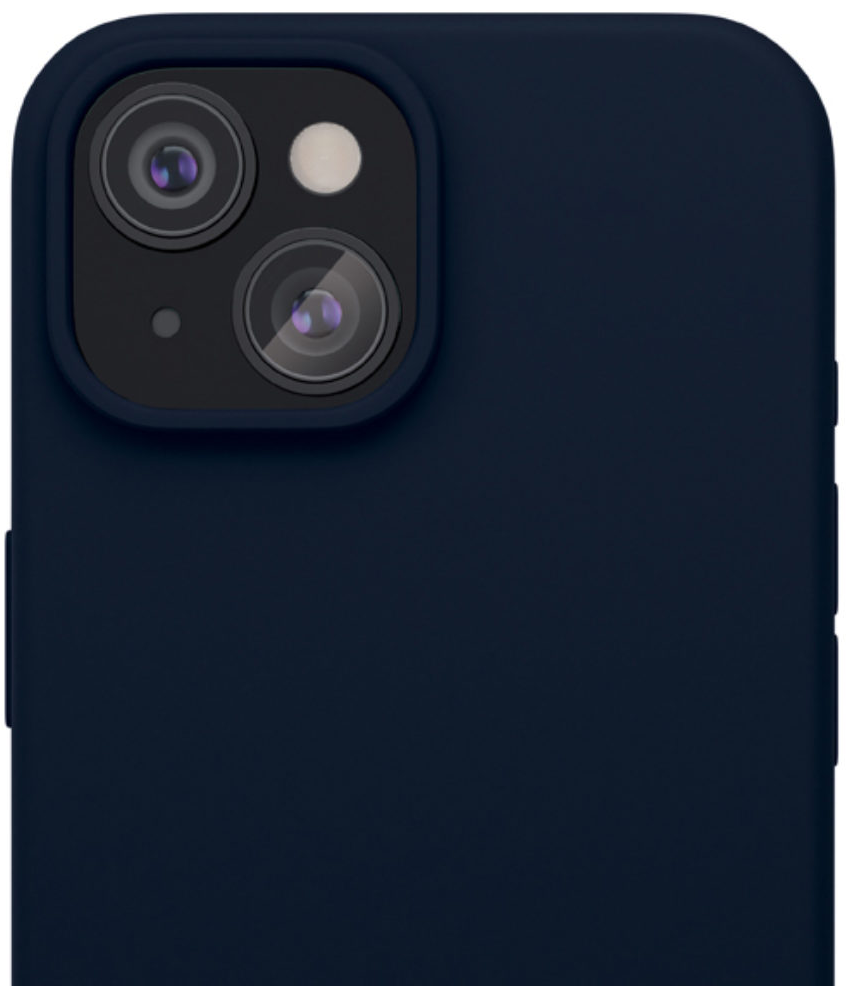 картинка Чехол силиконовый для iPhone 15, темно-синий от магазина Технолав