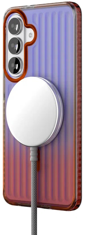 картинка Чехол защитный VLP Pulse Case с MagSafe для Samsung Galaxy S26+, оранжевый от магазина Технолав