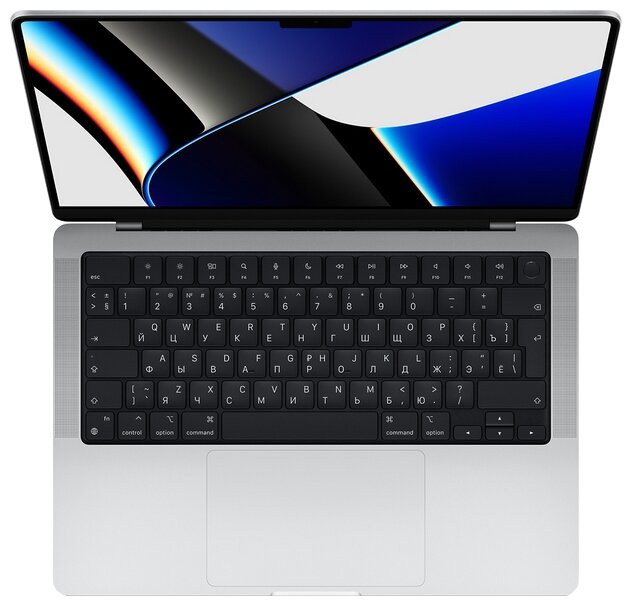 картинка Ноутбук Apple MacBook Pro 14.2" Late 2021 (3024×1964, Apple M1 Pro, RAM 16 ГБ, SSD 512 ГБ, Apple graphics 14-core) MKGR3 серебристый от магазина Технолав