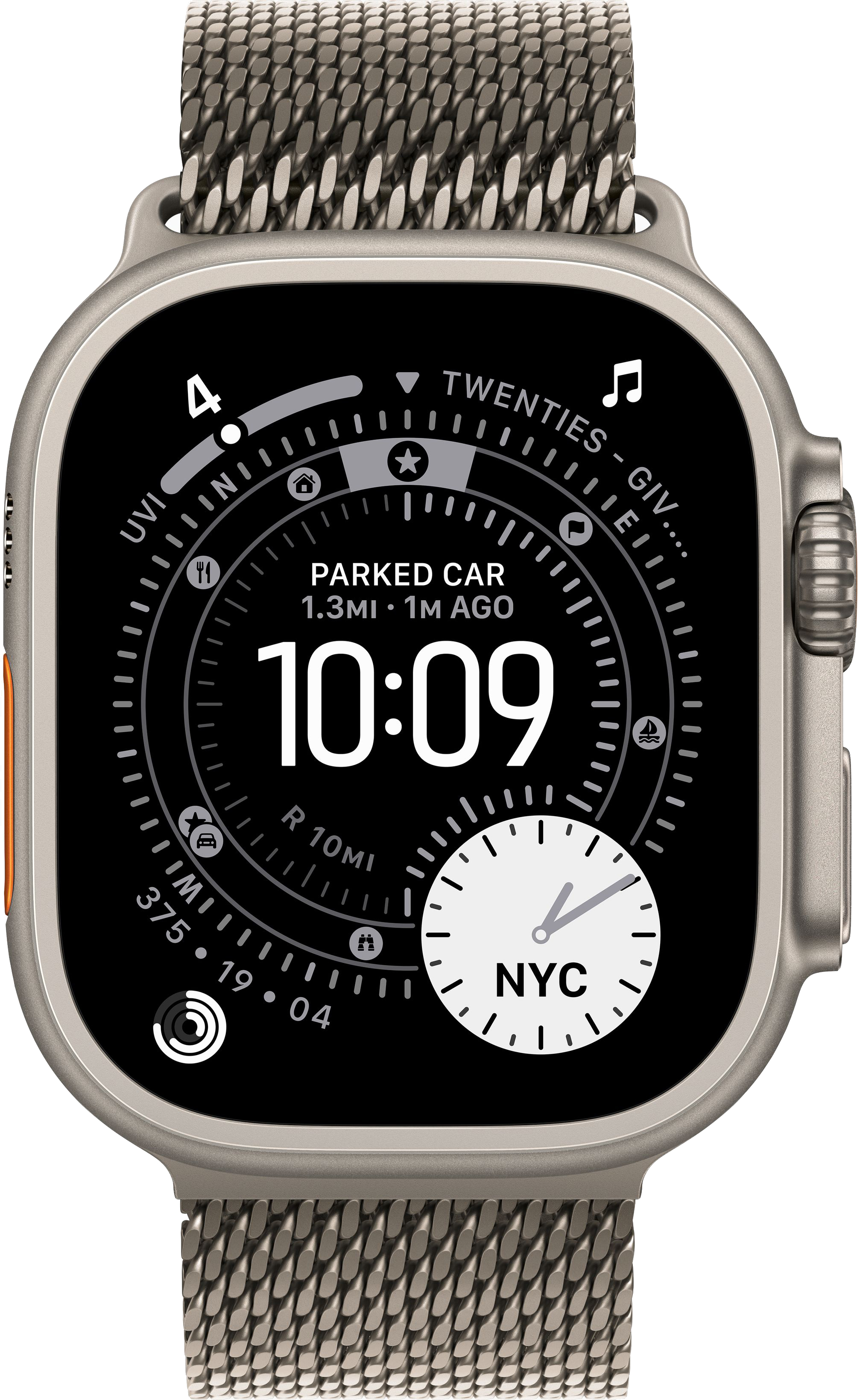 Умные часы Apple Watch Ultra 3 (2025) 49mm Natural Titanium Case with Natural Titanium Milanese Loop