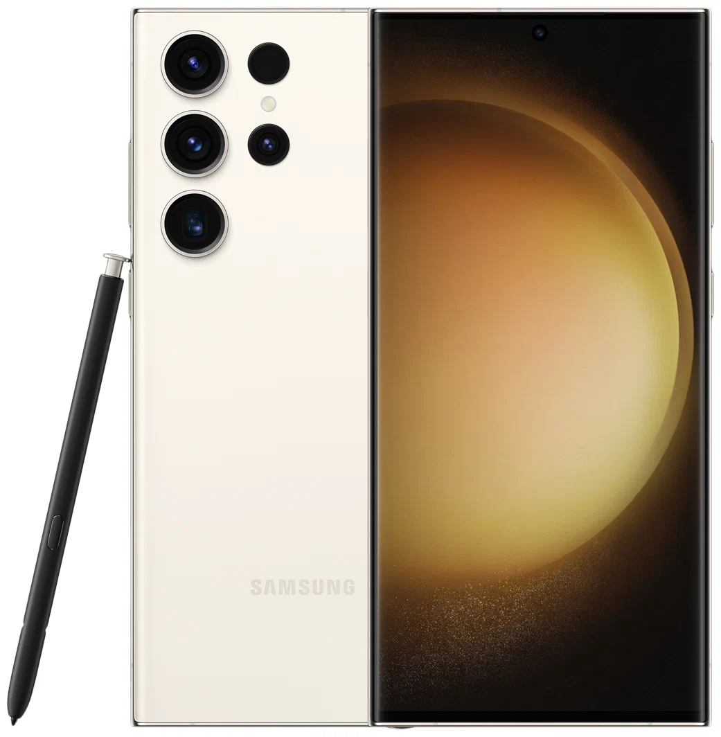 картинка Смартфон Samsung Galaxy S23 Ultra 8/256Gb (кремовый) от магазина Технолав