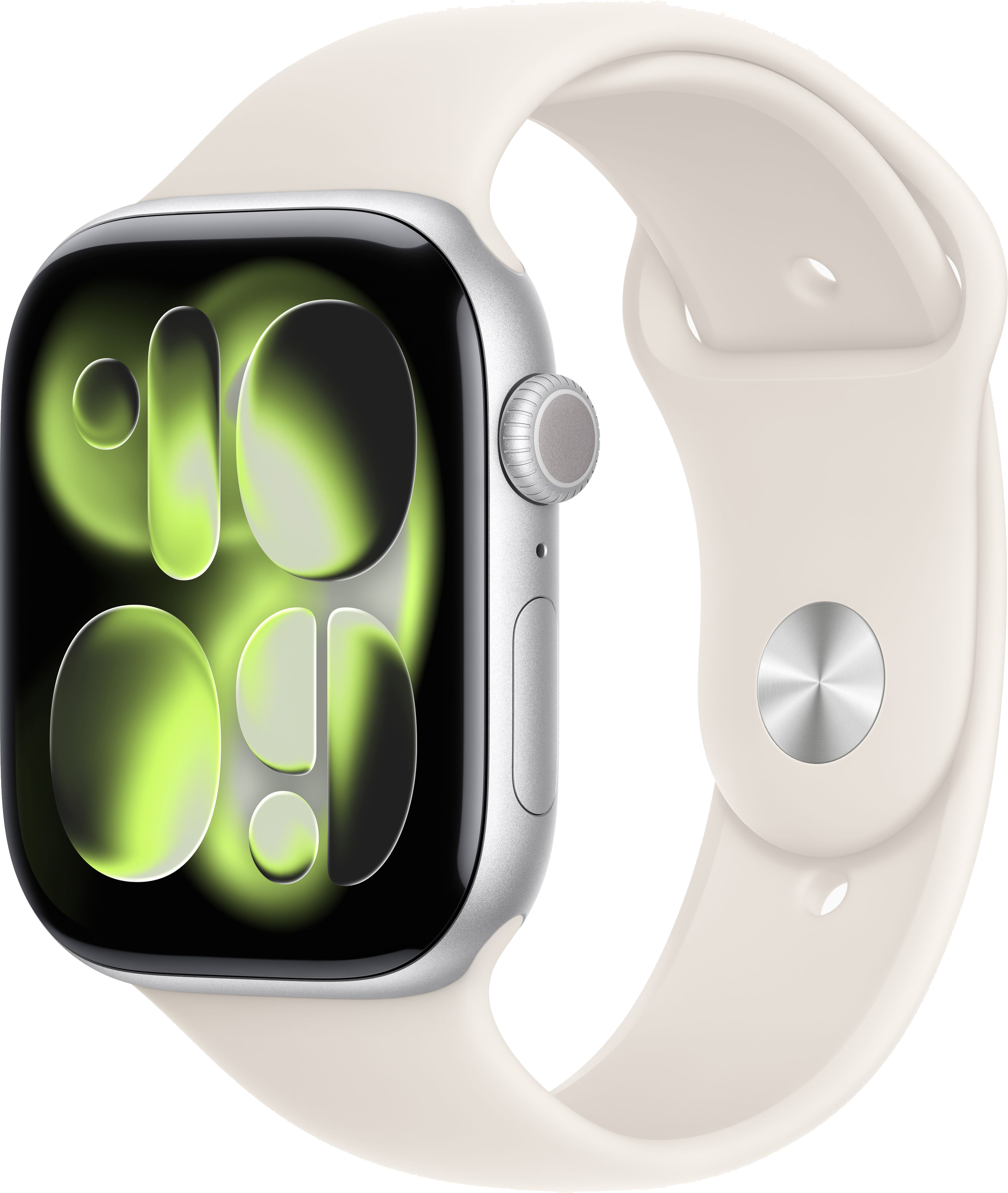 картинка Умные часы Apple Watch Series 11 46mm Silver Aluminum Case with Starlight Sport Band от магазина Технолав