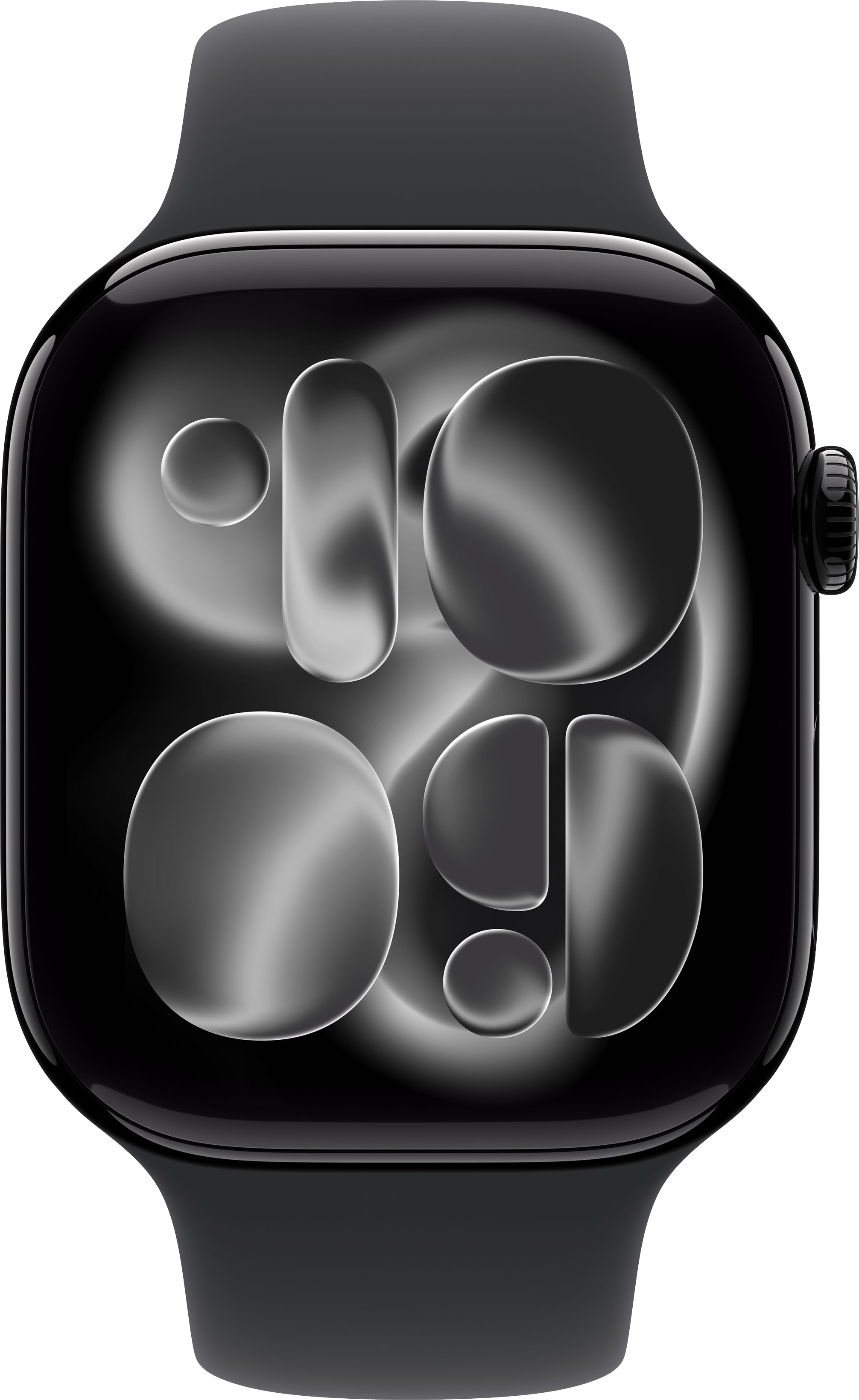 картинка Умные часы Apple Watch Series 11 46mm Jet Black Aluminum Case with Black Sport Band от магазина Технолав