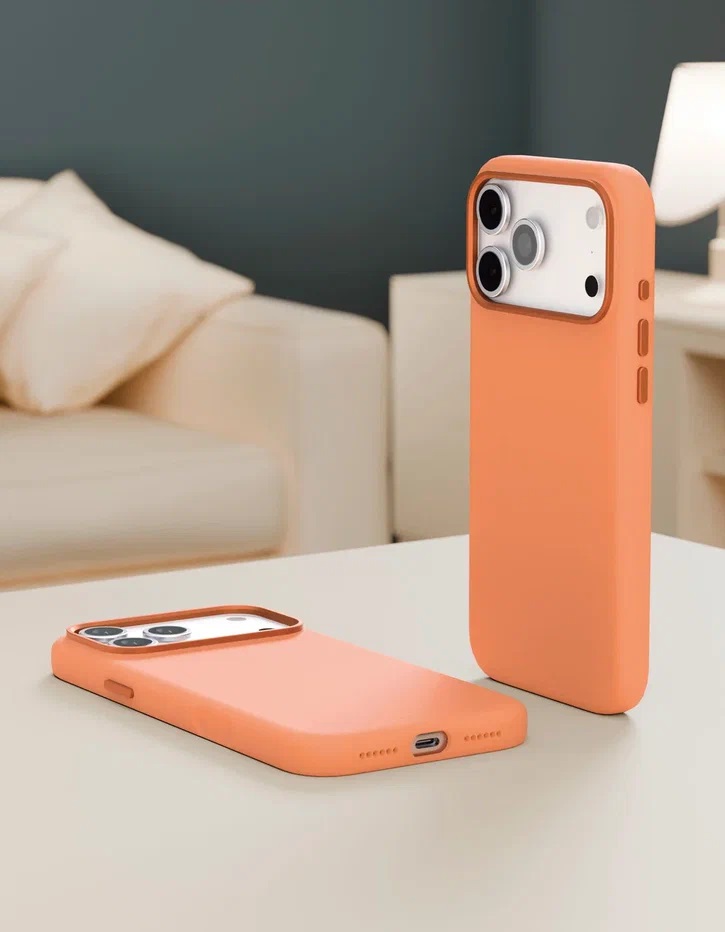 картинка Чехол защитный VLP Aster Pro Case с MagSafe для iPhone 17 Pro Max, оранжевый от магазина Технолав