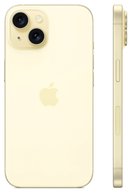 картинка Смартфон Apple iPhone 15 256GB (желтый) от магазина Технолав