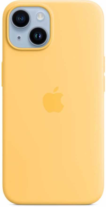 картинка Чехол силиконовый Apple MagSafe для iPhone 14 (солнечно-желтый) от магазина Технолав