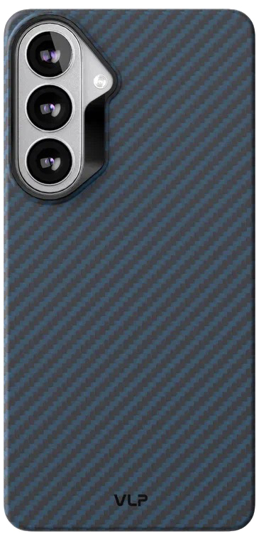 картинка Чехол защитный VLP Kevlar Case с MagSafe для Samsung Galaxy S26+, синий от магазина Технолав