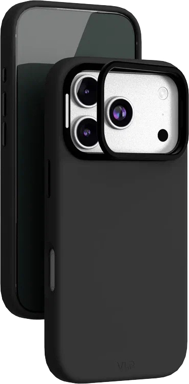 картинка Чехол защитный VLP Aster Pro Stand Case с MagSafe для iPhone 17 Pro, черный от магазина Технолав