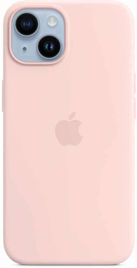 картинка Чехол силиконовый Apple MagSafe для iPhone 14 (розовый мел) от магазина Технолав
