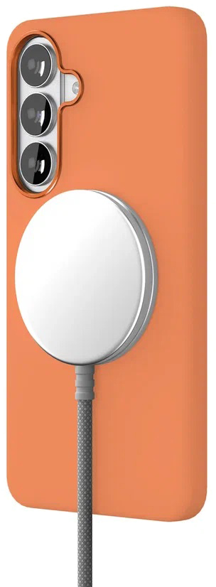 картинка Чехол защитный VLP Aster Pro Case с MagSafe для Samsung Galaxy S26+, оранжевый от магазина Технолав