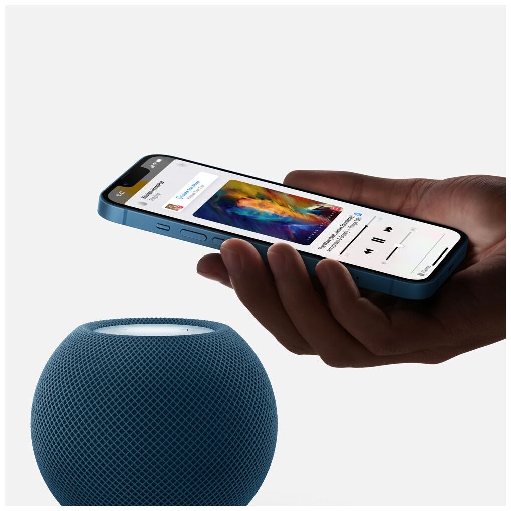 картинка Умная колонка Apple HomePod mini (синий) от магазина Технолав