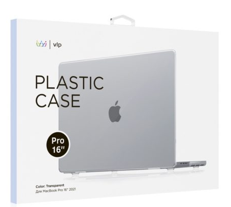 картинка Чехол защитный «vlp» Plastic Case для MacBook Pro 16” 2021 прозрачный от магазина Технолав