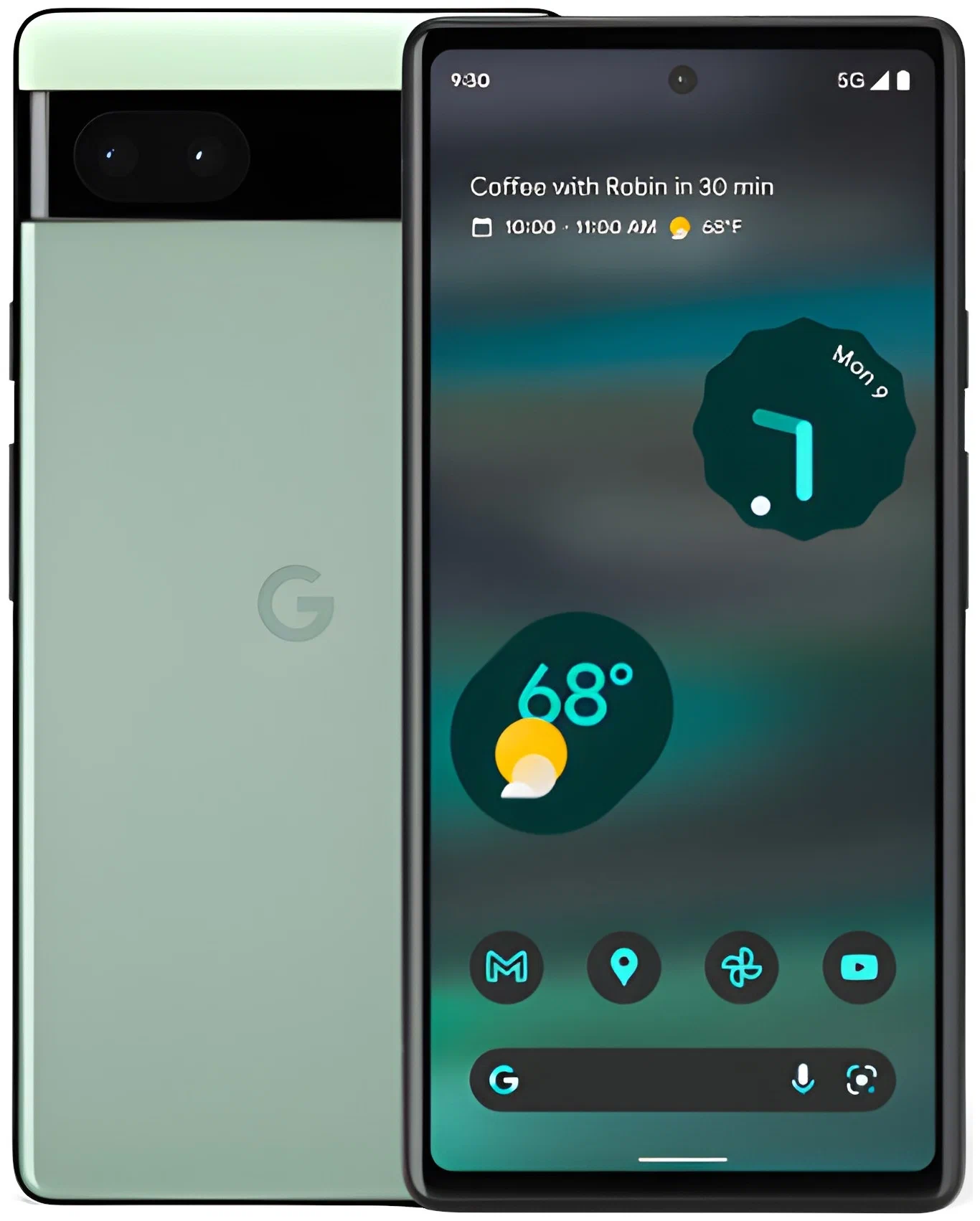 картинка Смартфон Google Pixel 6A 6/128GB (серо-зеленый) от магазина Технолав