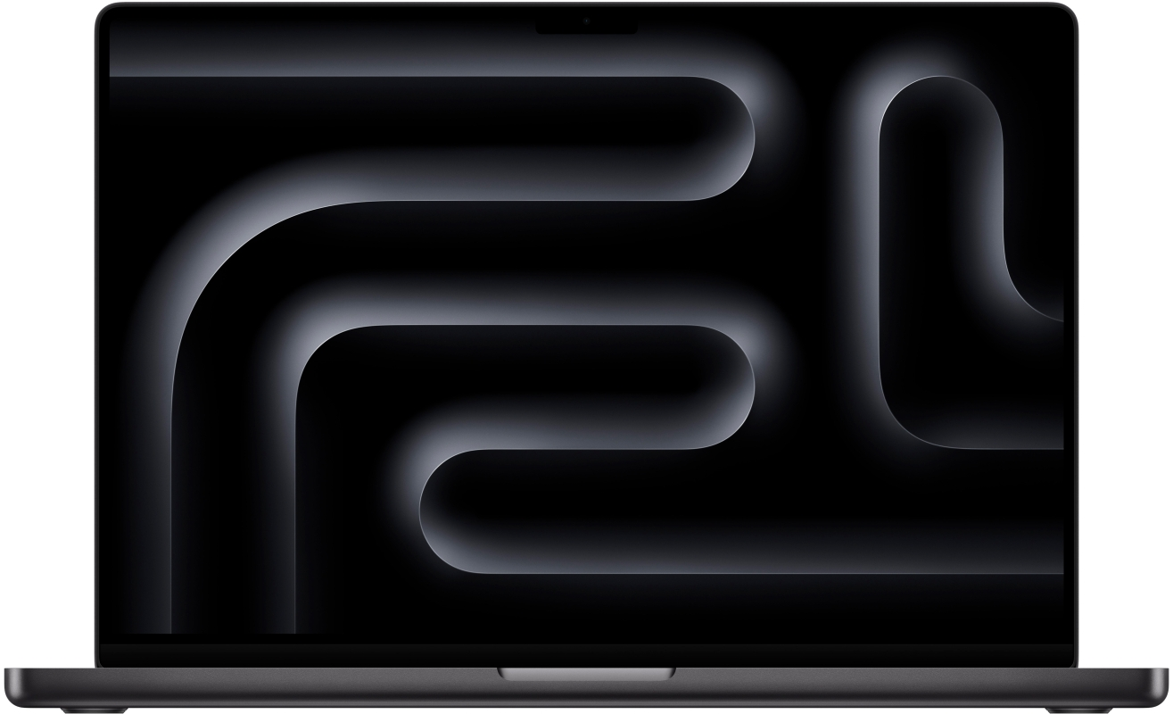 картинка Ноутбук Apple MacBook Pro 16" 2023 (M3 Pro 12C CPU, 18C GPU, RAM 18GB, 512GB SSD) чёрный космос MRW13 от магазина Технолав