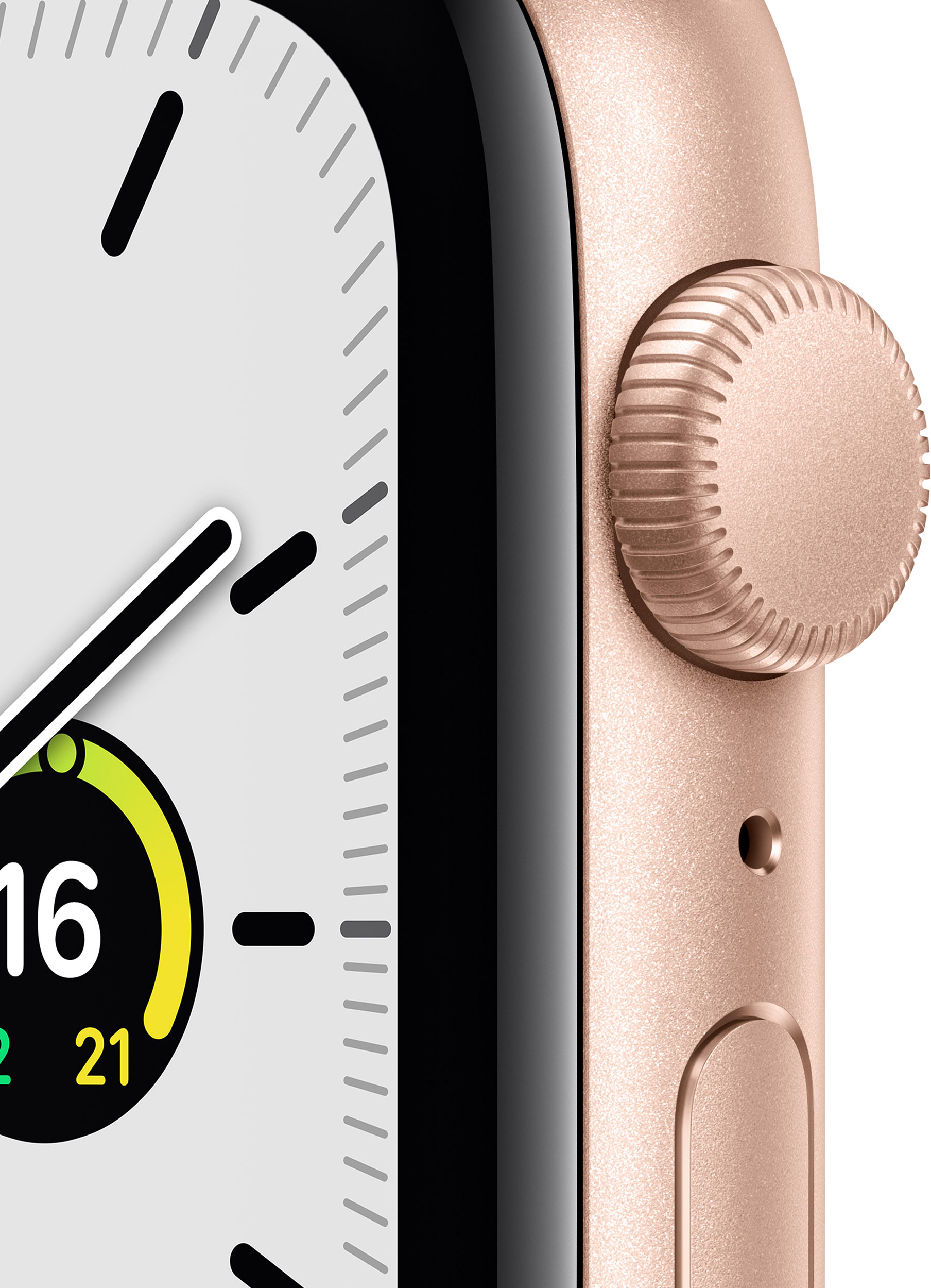 картинка Умные часы Apple Watch SE, 40 мм, корпус из алюминия золотого цвета спортивный ремешок цвета «сияющая звезда» от магазина Технолав