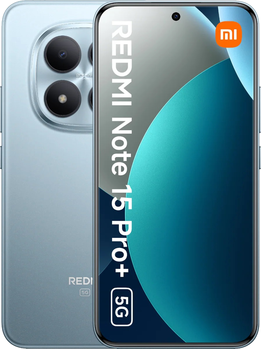 картинка Смартфон Xiaomi Redmi Note 15 Pro+ 5G 12/512GB Glacier Blue (голубой) от магазина Технолав