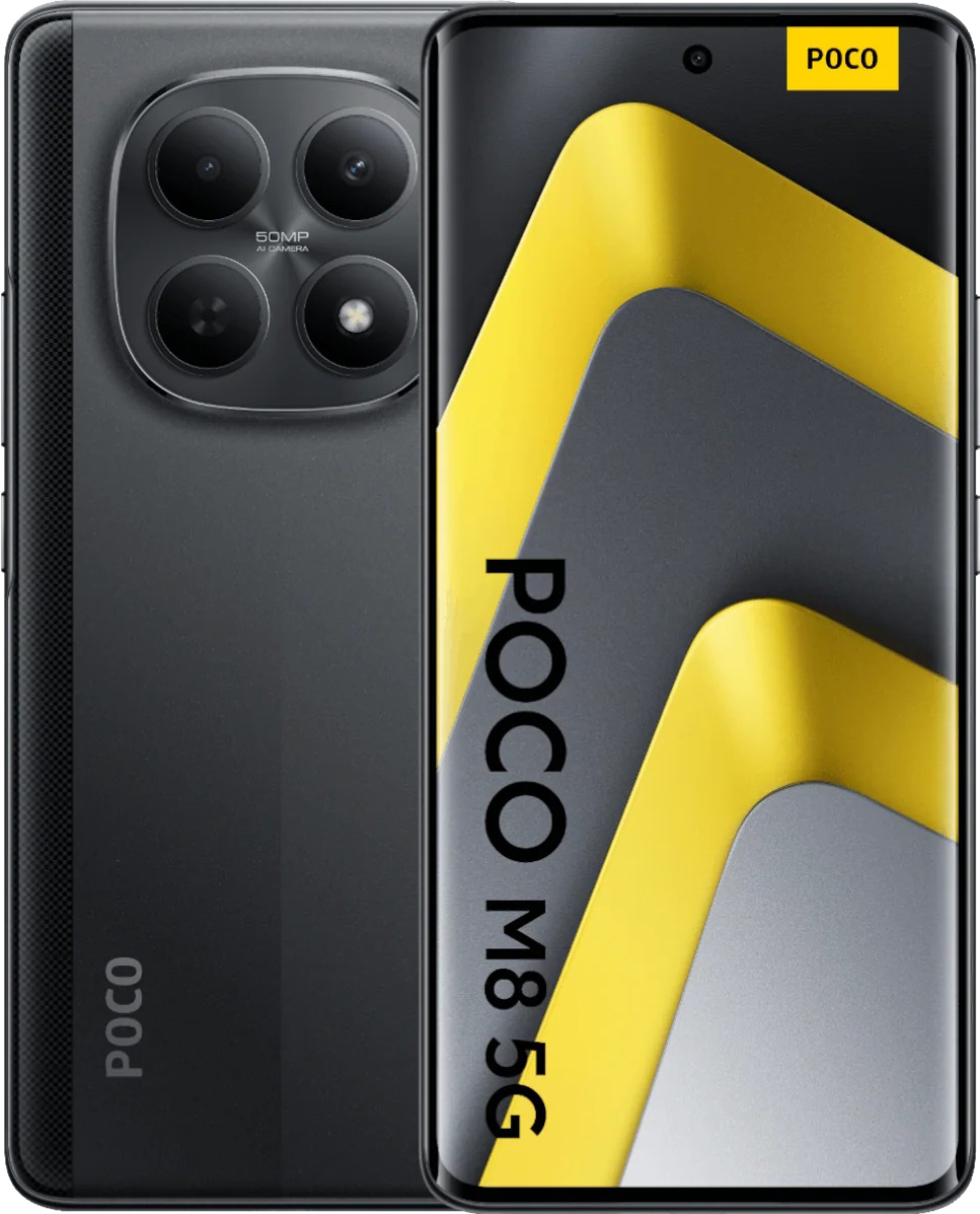картинка Смартфон Xiaomi POCO M8 5G 8/256GB Black (черный) от магазина Технолав