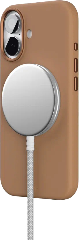 картинка Чехол защитный VLP Aster Pro Case с MagSafe для iPhone 17, коричневый от магазина Технолав