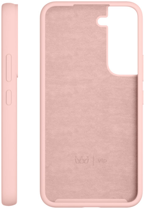 картинка Чехол защитный “vlp” Silicone case Soft Touch для Samsung S22, светло-розовый от магазина Технолав