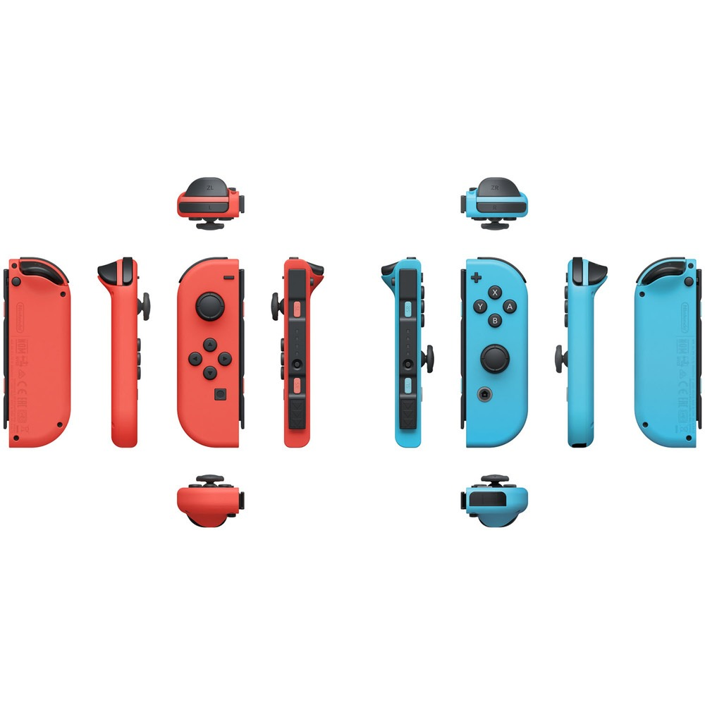 картинка Игровая приставка Nintendo Switch OLED 64 ГБ, неоновый синий/неоновый красный от магазина Технолав