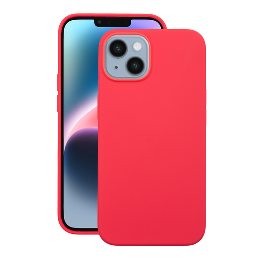 картинка Чехол Liquid Silicone Pro для Apple iPhone 14 (красный) от магазина Технолав