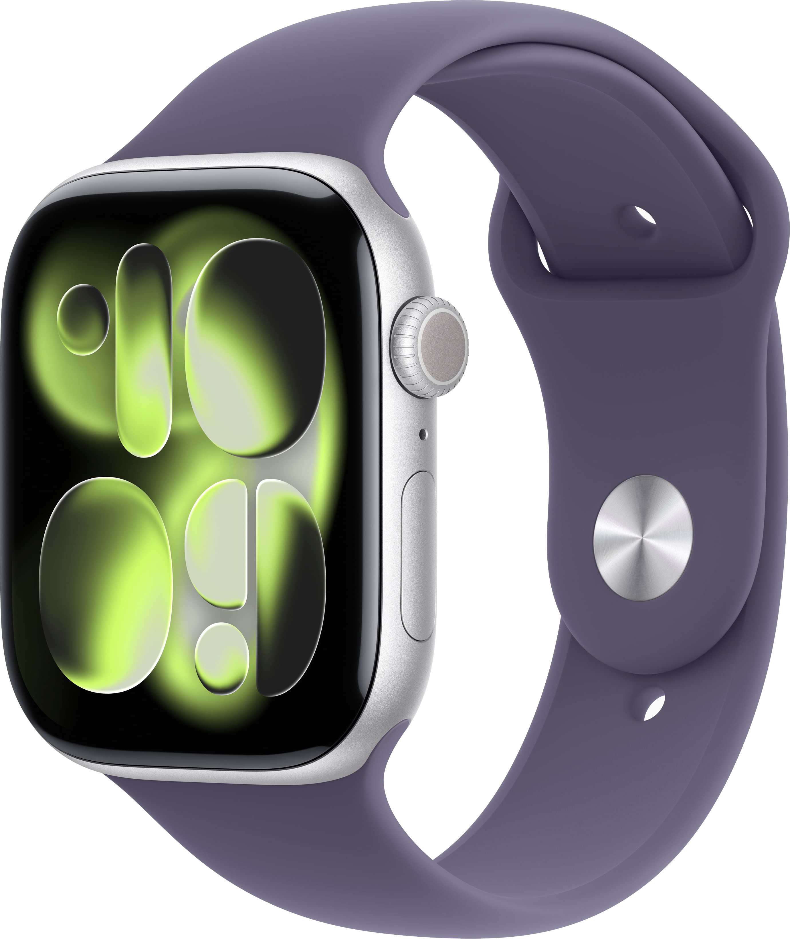 картинка Умные часы Apple Watch Series 11 46mm Silver Aluminum Case with Purple Fog Sport Band от магазина Технолав