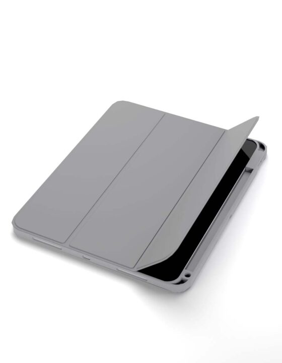 картинка Чехол-книжка VLP Split Folio для планшета Apple iPad Air M2/M3/M4 13" (2024/2025/2026), серый от магазина Технолав