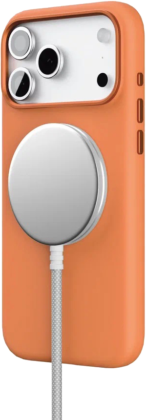 картинка Чехол защитный VLP Aster Pro Case с MagSafe для iPhone 17 Pro Max, оранжевый от магазина Технолав