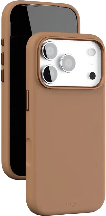 картинка Чехол защитный VLP Aster Pro Case с MagSafe для iPhone 17 Pro, коричневый от магазина Технолав