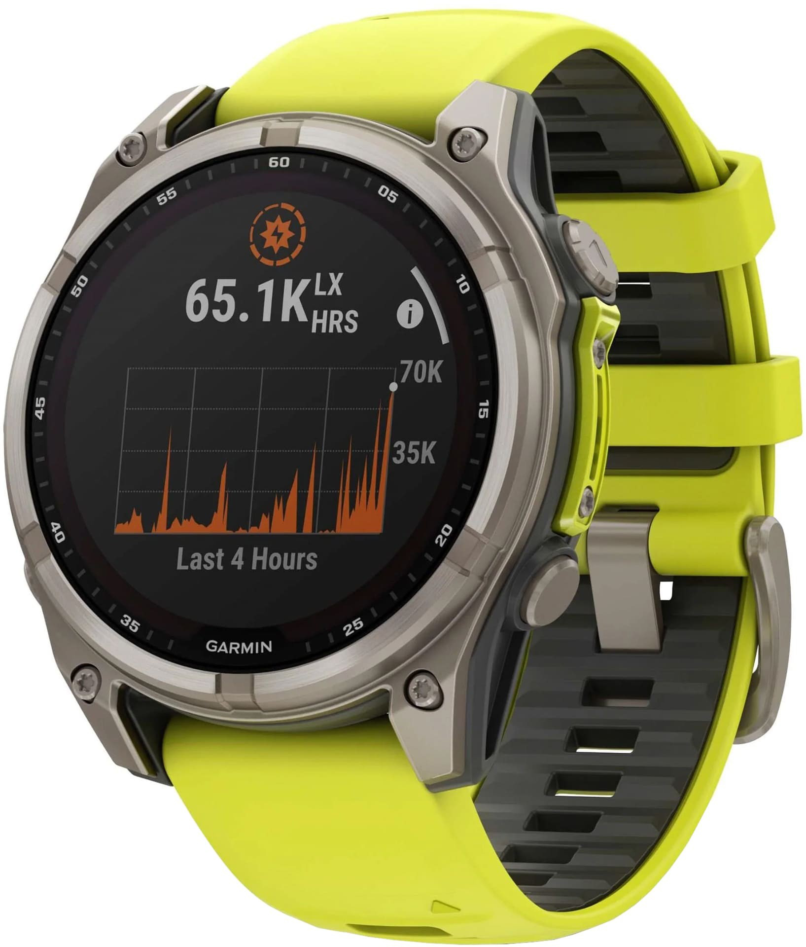 Fenix 8 Solar Garmin Fenix 8 47mm Solar Sapphire Titanium Amp Yellow Graphite 010 02906 21