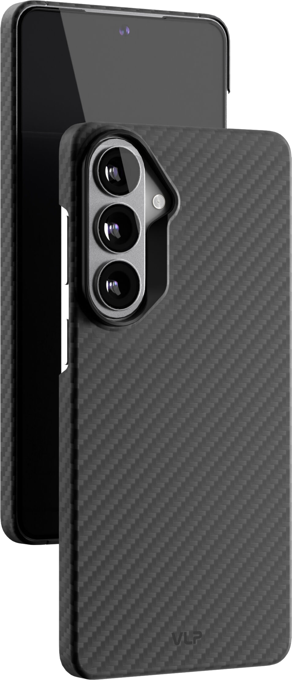картинка Чехол защитный VLP Kevlar Case с MagSafe для Samsung Galaxy S26+, черный от магазина Технолав