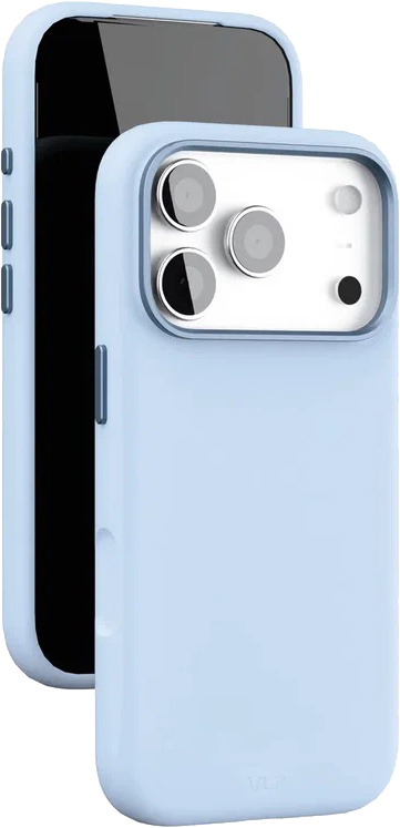 картинка Чехол защитный VLP Aster Pro Case с MagSafe для iPhone 17 Pro, голубой от магазина Технолав