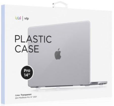 картинка Чехол защитный «vlp» Plastic Case для MacBook Pro 14” 2021 прозрачный от магазина Технолав