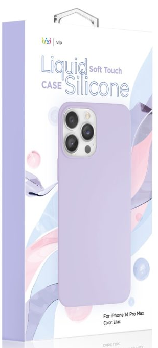 картинка Чехол защитный “vlp” Silicone case with MagSafe для iPhone 14 Pro Max Soft Touch, сиреневый от магазина Технолав