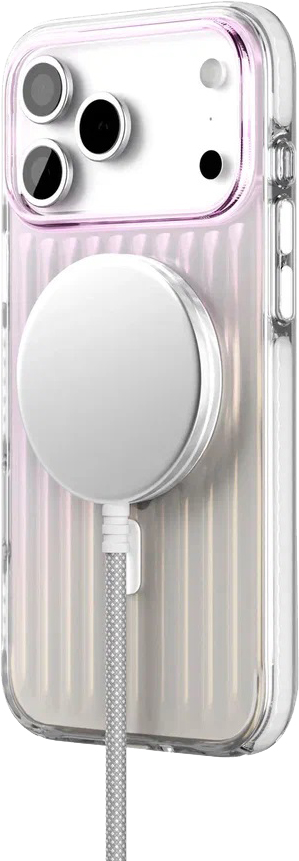 картинка Чехол защитный VLP Pulse Case с MagSafe для iPhone 17 Pro Max, перламутровый от магазина Технолав