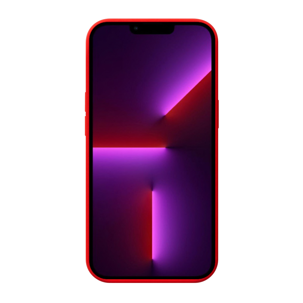 картинка Чехол Liquid Silicone Pro для Apple iPhone 13 (красный) от магазина Технолав