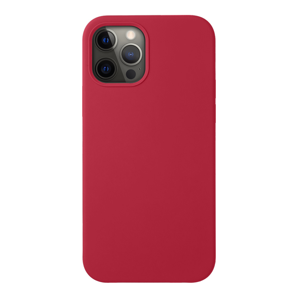картинка Чехол Liquid Silicone для Apple iPhone 12/12 Pro (красный) от магазина Технолав