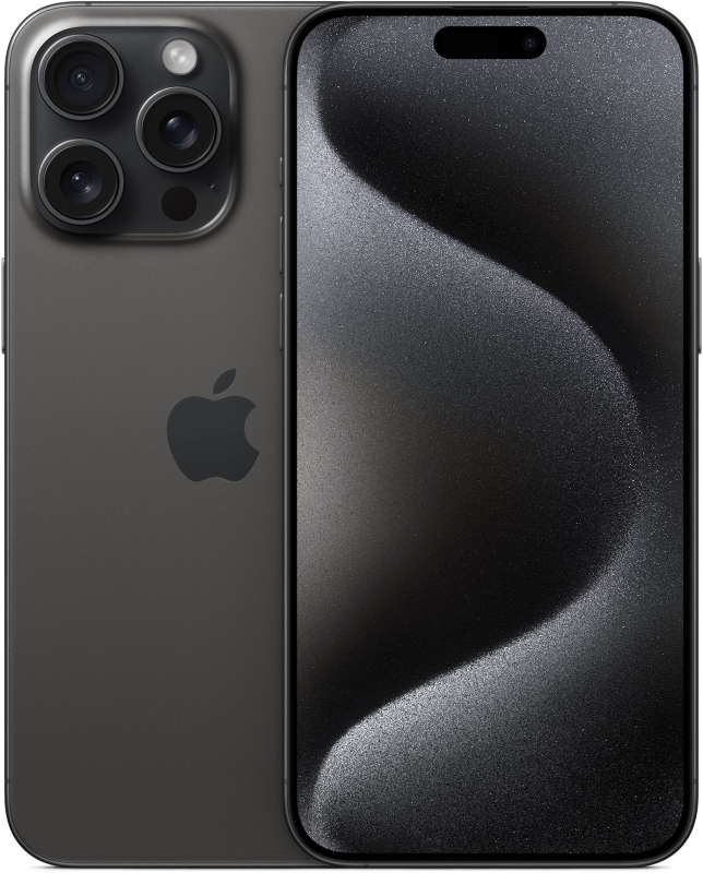 картинка Смартфон Apple iPhone 15 Pro Max 512GB (титановый чёрный) от магазина Технолав