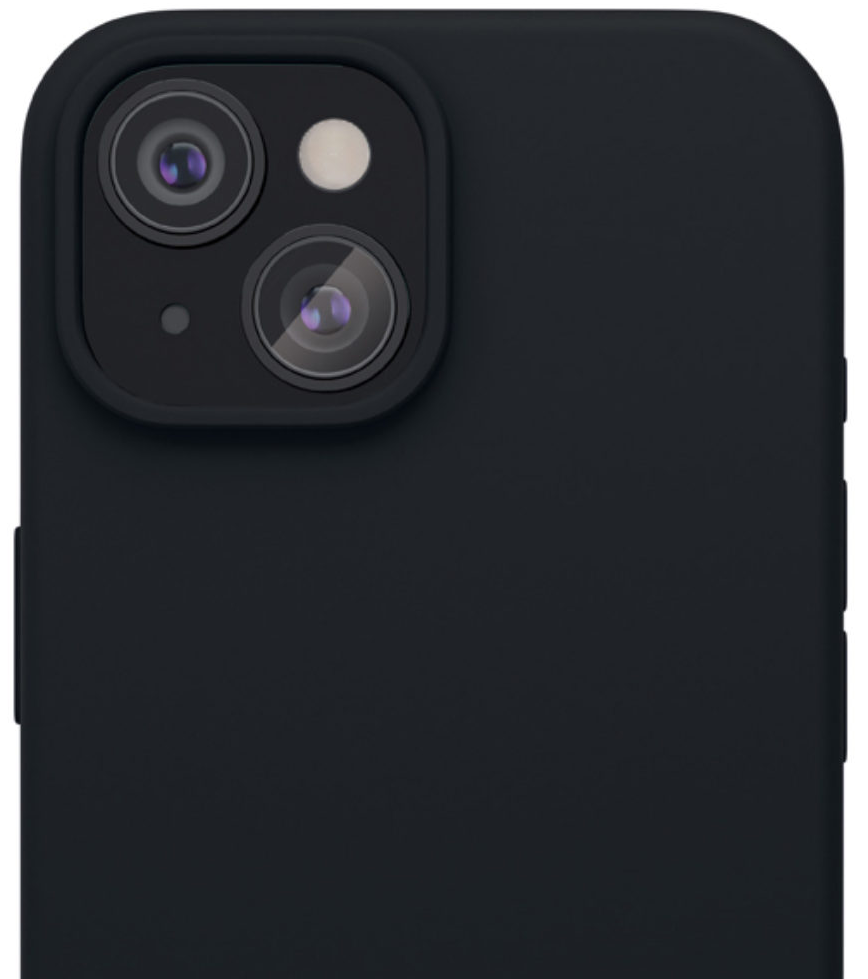 картинка Чехол силиконовый для iPhone 15, черный от магазина Технолав