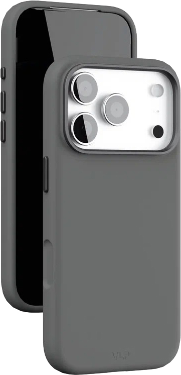 картинка Чехол защитный VLP Aster Pro Case с MagSafe для iPhone 17 Pro, серый от магазина Технолав