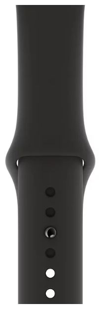 картинка Умные часы Apple Watch Series 3, 38 мм, корпус из алюминия цвета «серый космос», спортивный ремешок чёрного цвета от магазина Технолав