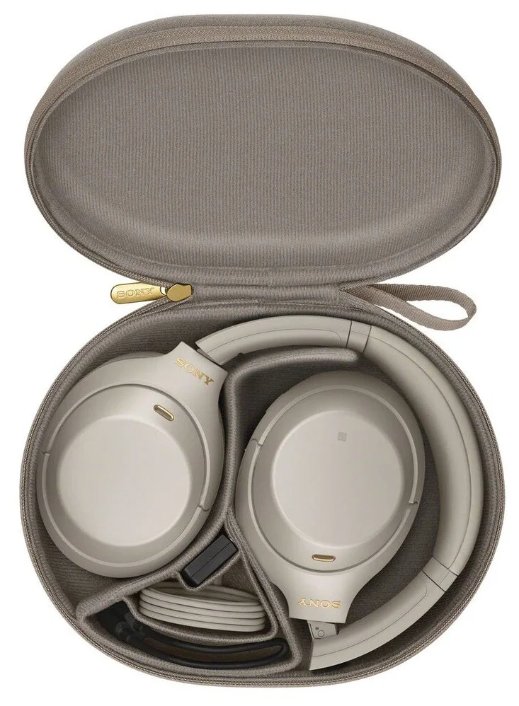 картинка Беспроводные наушники Sony WH-1000XM4, серебряный от магазина Технолав