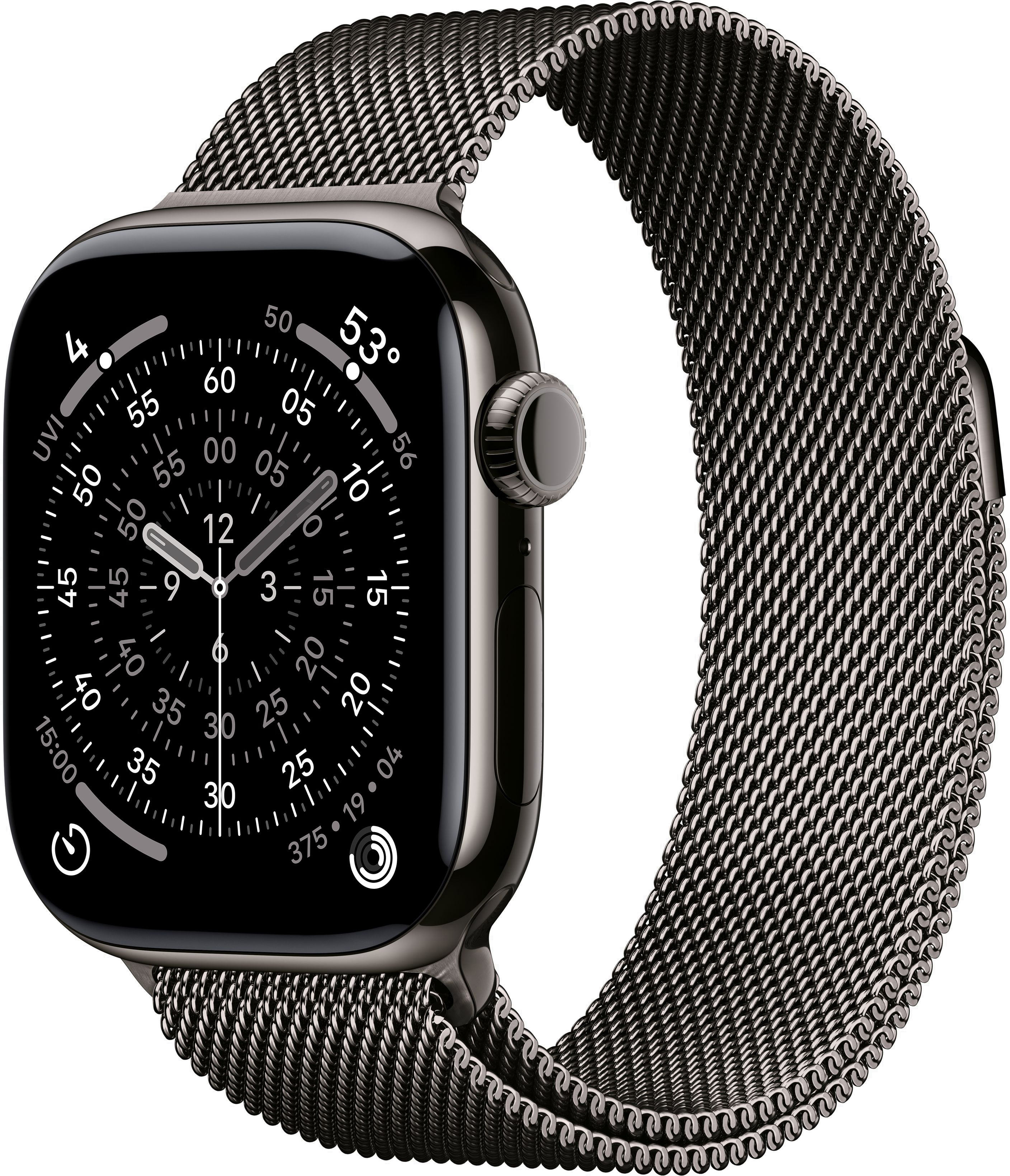 картинка Умные часы Apple Watch Series 11 42mm Slate Titanium Case with Slate Milanese Loop от магазина Технолав