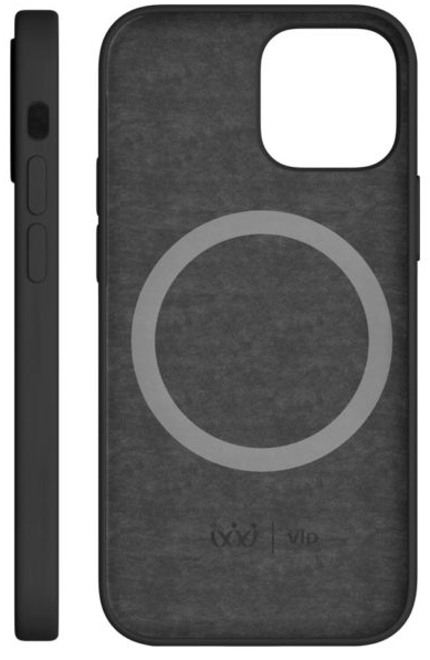 картинка Чехол защитный “vlp” Silicone case with MagSafe для iPhone 13 mini, Soft Touch, черный от магазина Технолав